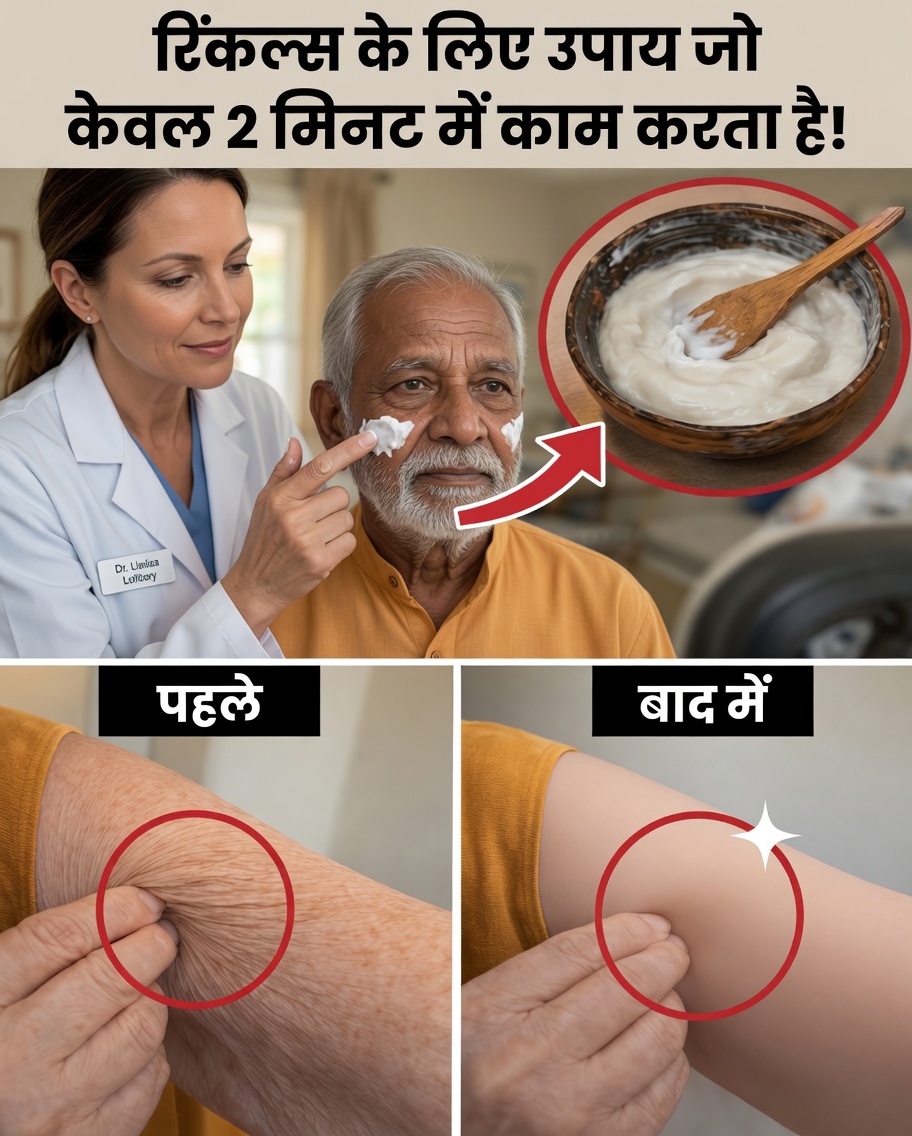 बुज़ुर्गों के लिए झुर्रियाँ-रोधी दवा जो सिर्फ़ 2 मिनट में काम करती है — कोई मज़ाक नहीं!