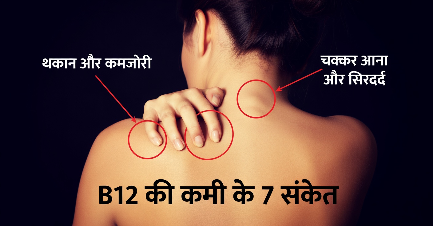 विटामिन B12 की कमी होने के 7 स्पष्ट संकेत
