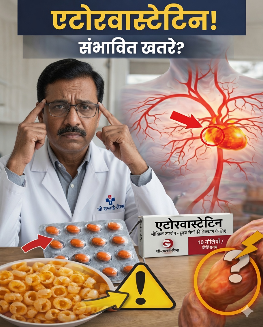 एटोरवास्टेटिन के दुष्प्रभाव: 15 छिपे हुए खतरे, जिन्हें आपके डॉक्टर ने शायद नहीं समझाया होगा