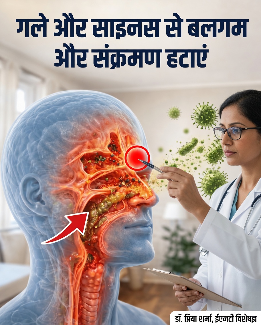 यह सरल घरेलू उपाय सबको हैरान कर रहा है: यह गले का कफ निकालने में मदद करता है और राइनाइटिस व साइनुसाइटिस से राहत देता है… और यह आपकी कल्पना से भी आसान है!