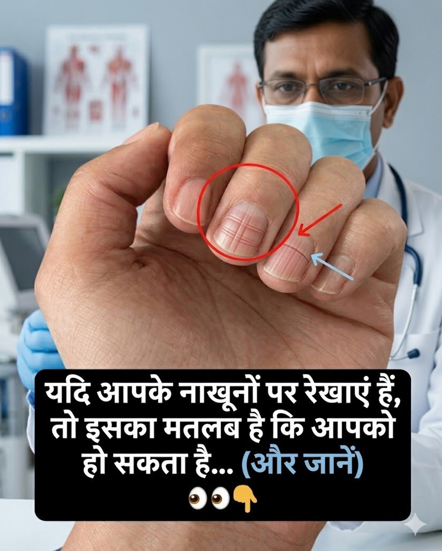 आपके नाखूनों पर बनने वाली रेखाओं का क्या अर्थ है? नाखूनों की धारियों और आपके स्वास्थ्य को समझें