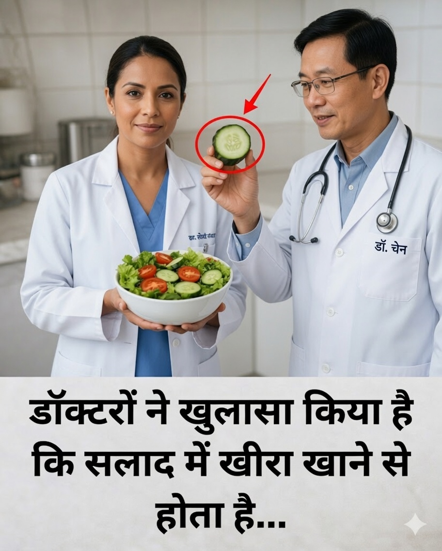 डॉक्टर बताते हैं कि जब आप हर दिन सलाद में खीरा खाते हैं तो आपके शरीर में क्या होता है