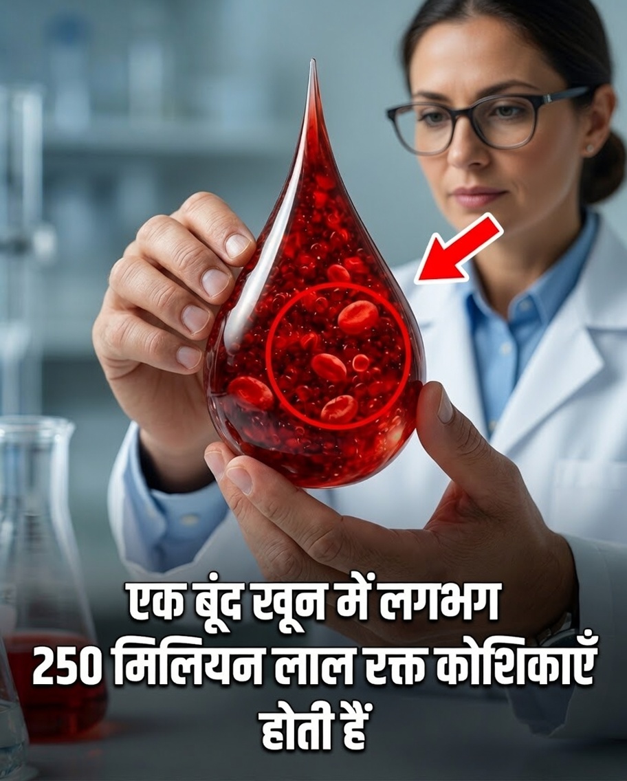 क्या आप जानते हैं कि खून की एक ही बूंद में 250 मिलियन लाल रक्त कोशिकाएँ होती हैं, जो आपके लिए बिना रुके काम करती रहती हैं?