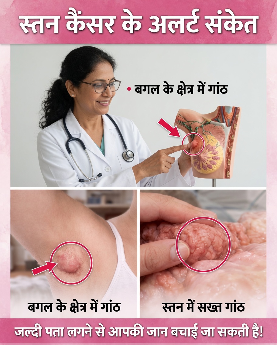 महिलाओं में स्तन कैंसर के चेतावनी संकेत: हर महिला को शीघ्र पहचान के लिए क्या जानना चाहिए