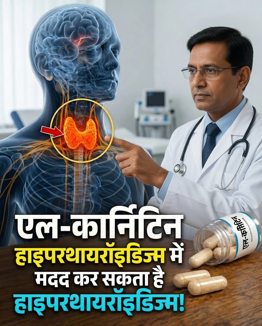 क्या एल-कार्निटीन थायरॉइड के तेज़ होने पर होने वाली आम असहजताओं को कम करने में मदद कर सकती है?