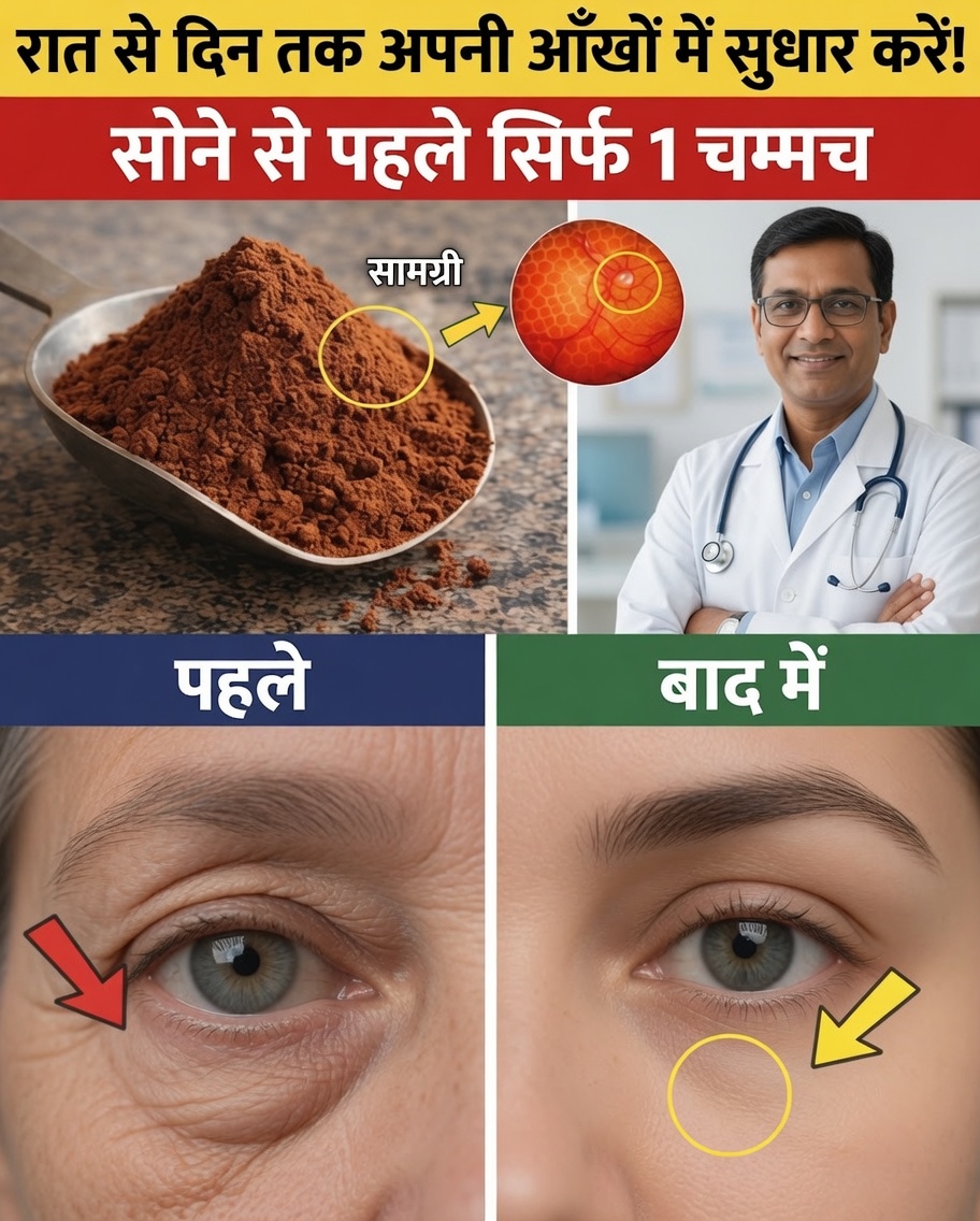 जापान के सबसे बुज़ुर्ग डॉक्टर का खुलासा: सोने से पहले यह खाएँ ताकि नींद के दौरान आपकी आँखों और प्राकृतिक दृष्टि को स्वाभाविक रूप से सहारा मिले