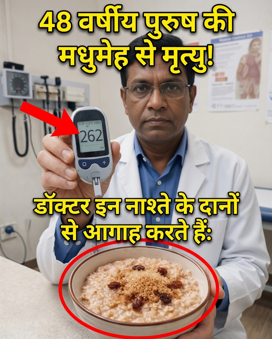 48 वर्षीय व्यक्ति की डायबिटीज़ की जटिलताओं से मौत: डॉक्टर नाश्ते में छिपे खतरों को लेकर चेतावनी देते हैं