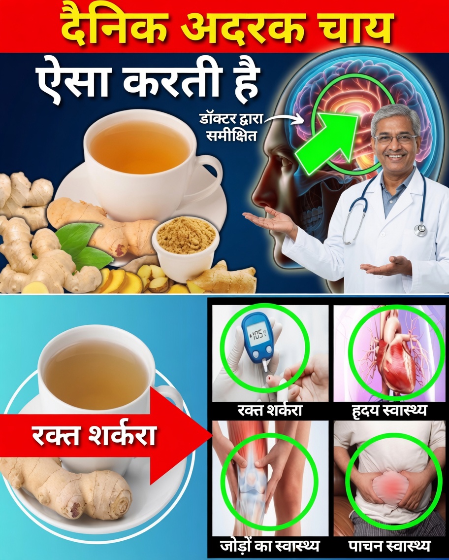 प्राकृतिक ऊर्जा के लिए रोज़ाना अदरक की चाय पीने के 10 शक्तिशाली कारण