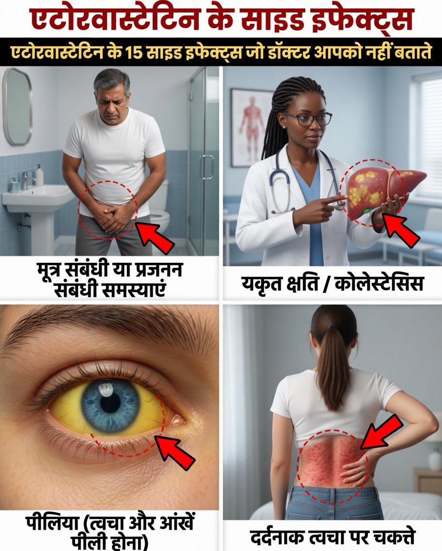 एटोरवास्टेटिन के 15 छिपे हुए दुष्प्रभाव, जिन्हें आपका डॉक्टर समझाने के लिए समय न निकाल पाए (लेकिन अगली पर्ची से पहले आपको जानना चाहिए)