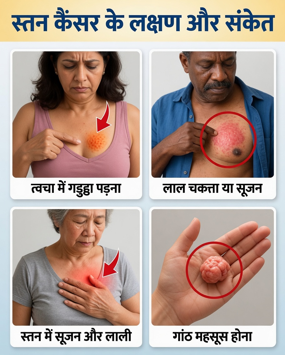 स्तन कैंसर के 10 चेतावनी संकेत और लक्षण जिन्हें आपको कभी भी नज़रअंदाज़ नहीं करना चाहिए