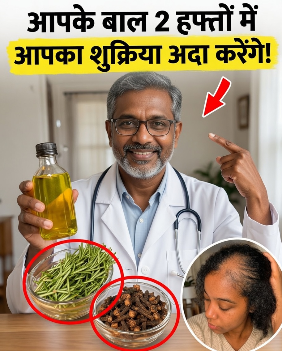 क्या रसोई का यह सरल संयोजन कुछ ही हफ्तों में बालों को अधिक घना और स्वस्थ बनाने में मदद कर सकता है?