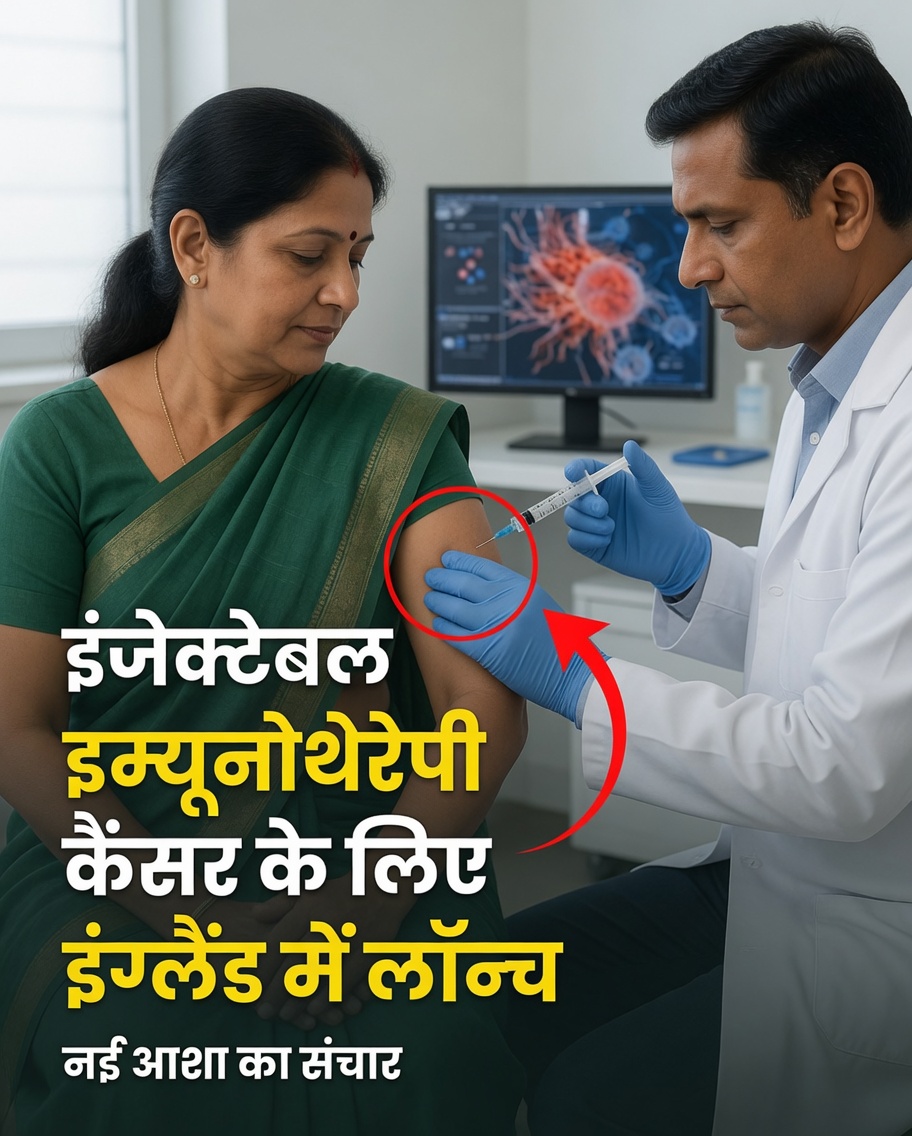 इंग्लैंड में 5 मिनट में कैंसर के खिलाफ नया इंजेक्शन: इम्यूनोथेरेपी में इस प्रगति के बारे में मरीजों को क्या जानना चाहिए