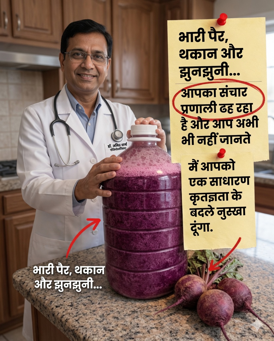 पैर भारी, थकान और झनझनाहट? परिसंचरण को सहारा देने के लिए सरल आदतें और चुकंदर पेय के बारे में जानें