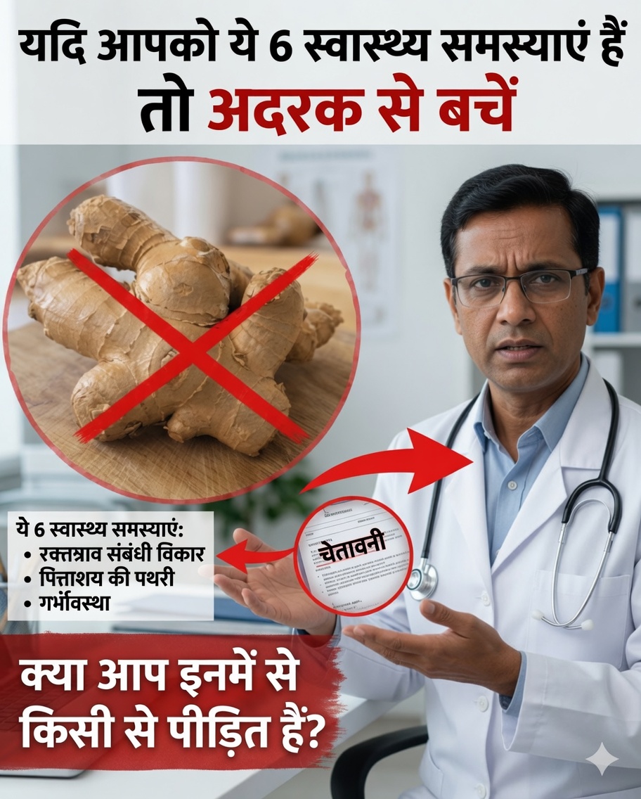 क्या अदरक हमेशा सुरक्षित है? दुष्प्रभाव और महत्वपूर्ण सावधानियाँ जिन्हें आपको जानना चाहिए