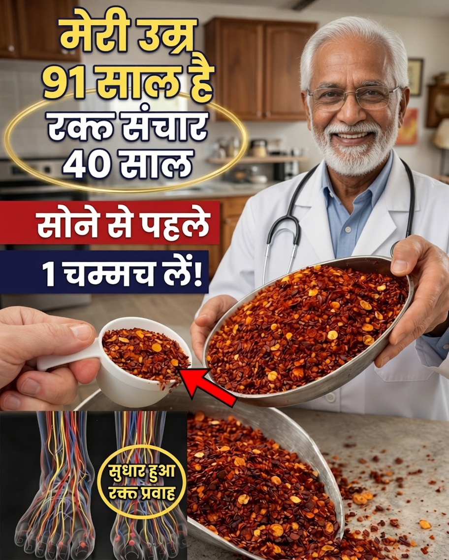 बुज़ुर्ग: क्या सोने से पहले एक साधारण मसाला पैरों और पंजों में रक्तसंचार में सुधार कर सकता है?