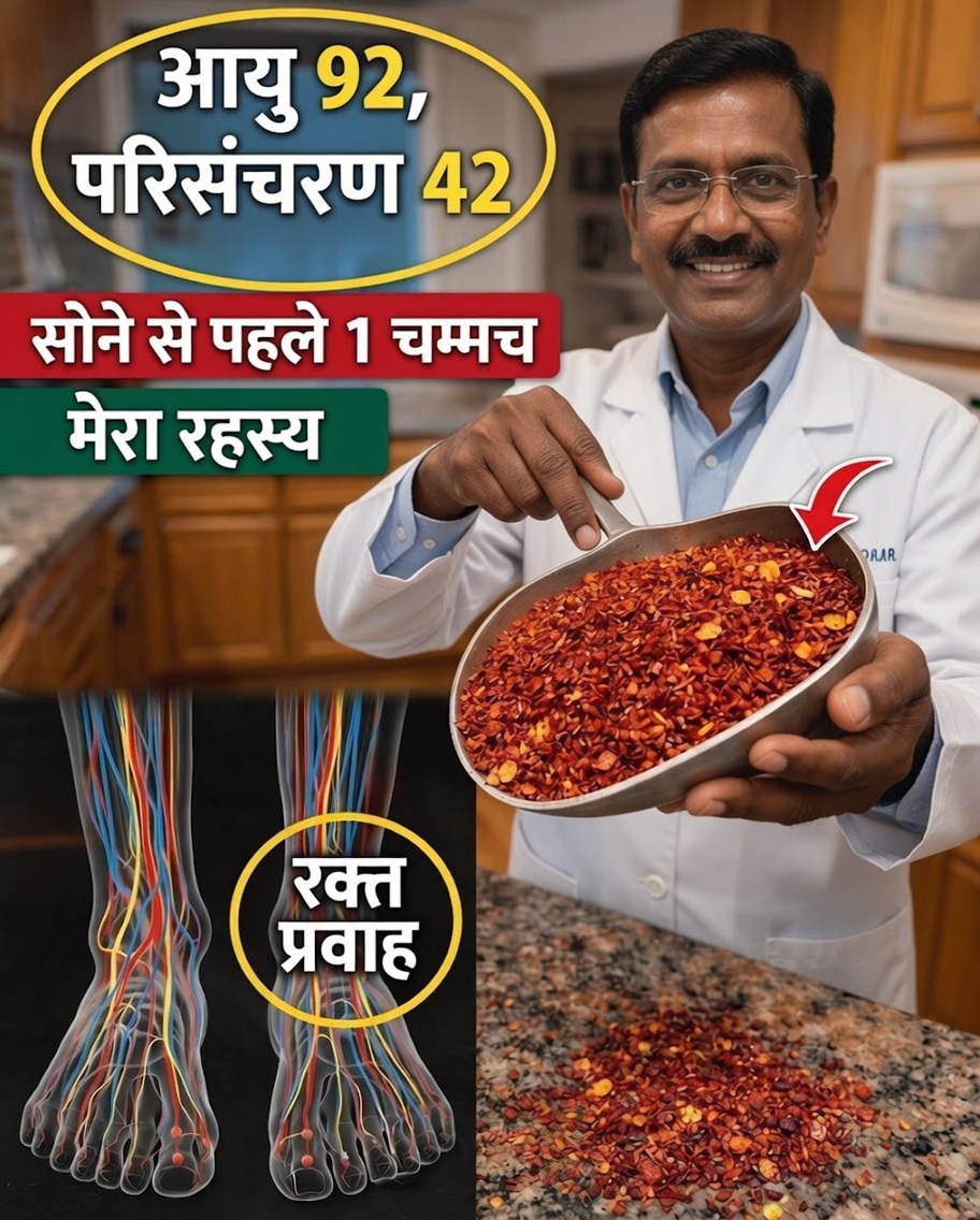 वरिष्ठ नागरिक: क्या सोने से पहले एक साधारण मसाला पैरों और पैरों के पंजों में रक्त संचार बेहतर करने में मदद कर सकता है?