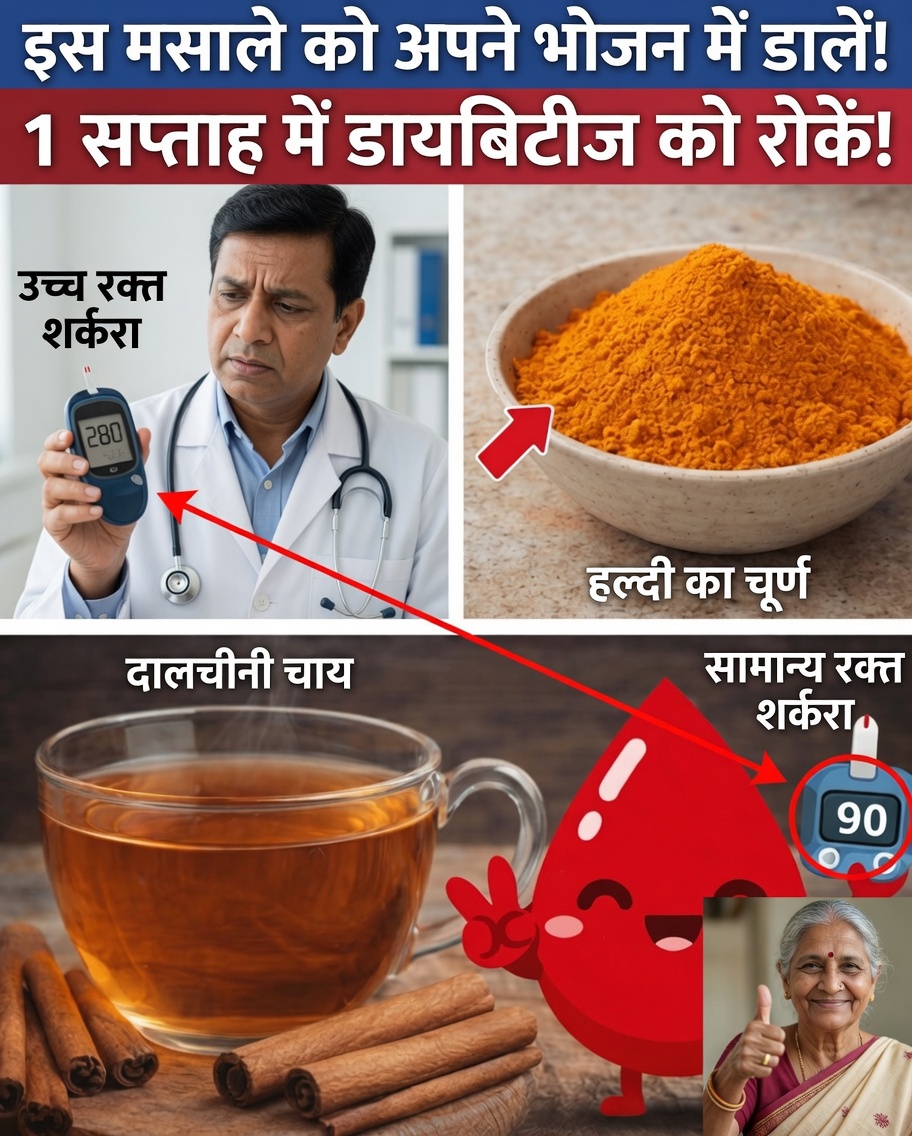 60 से ज़्यादा? केवल 7 दिनों में ब्लड शुगर को स्थिर करने में मदद के लिए इसे हर दिन छिड़कें