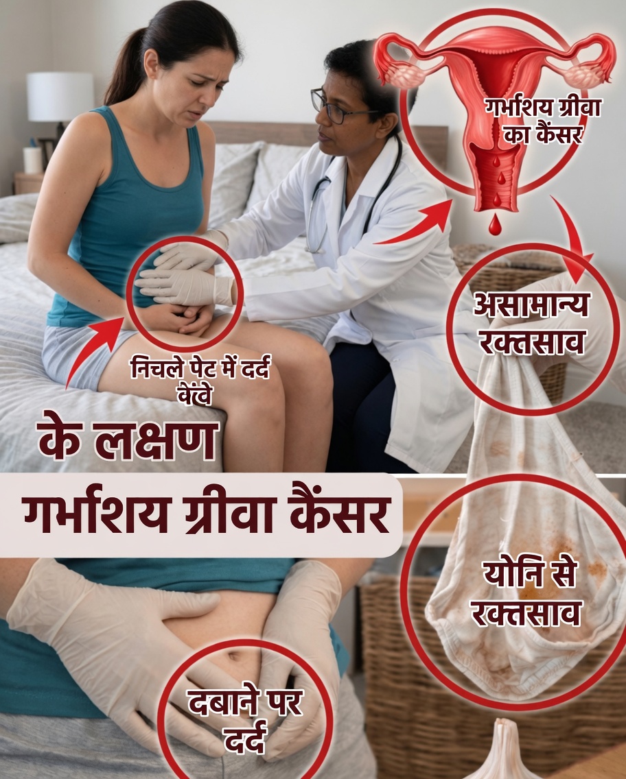 गर्भाशय ग्रीवा के कैंसर के 9 शुरुआती संकेत जिन्हें कई महिलाएँ नज़रअंदाज़ करती हैं – इन लक्षणों को अनदेखा न करें