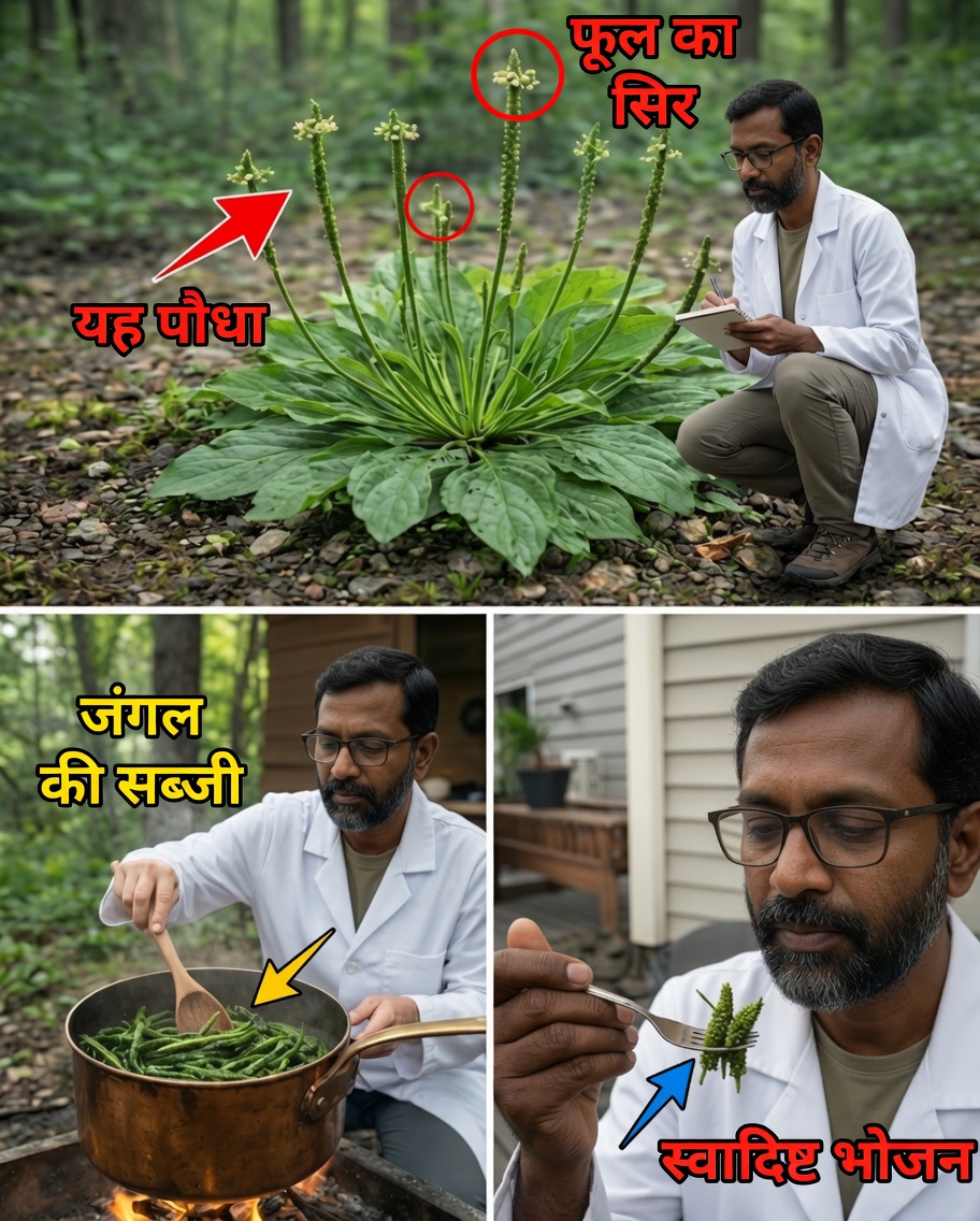 जिस पौधे को आप हर दिन पैर से कुचलते हैं, वह सबसे बड़े प्राकृतिक उपचारों में से एक हो सकता है: टैनचाजेम (प्लांटैगो मेजर)