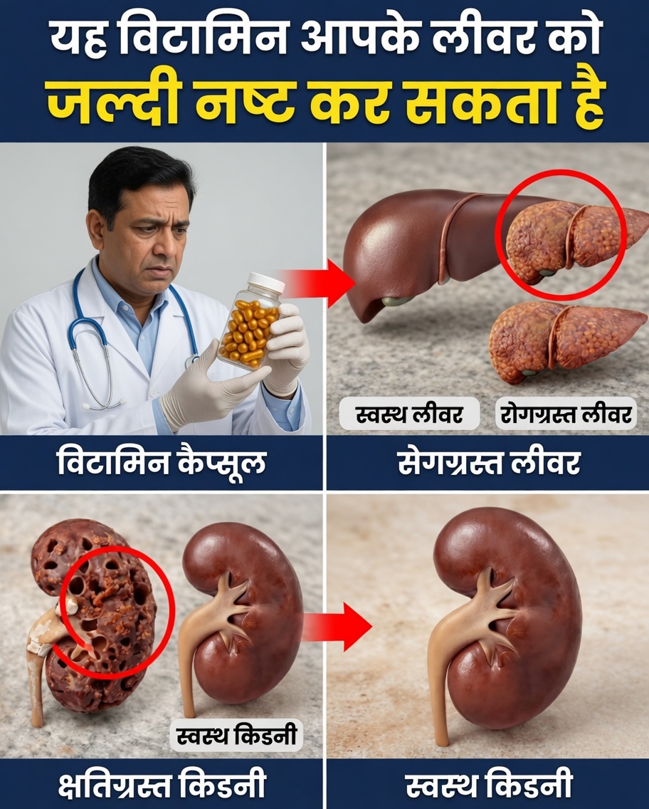 सच्चाई चौंकाने वाली: आपकी रोज़ाना ली जाने वाली विटामिनें चुपचाप आपके अंगों को नुकसान पहुँचा सकती हैं