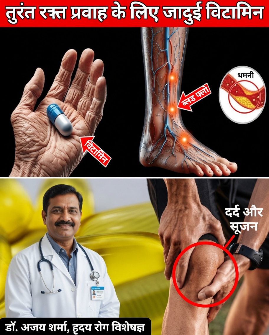 यह सिर्फ हड्डियों के लिए नहीं: 50 के बाद विटामिन डी के छिपे हुए रक्तसंचार लाभ
