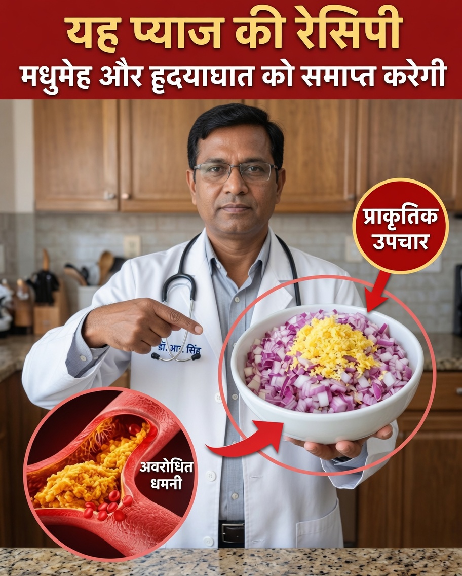 लाल प्याज की रेसिपी जो रक्त शर्करा को प्राकृतिक रूप से संतुलित करने में मदद कर सकती है