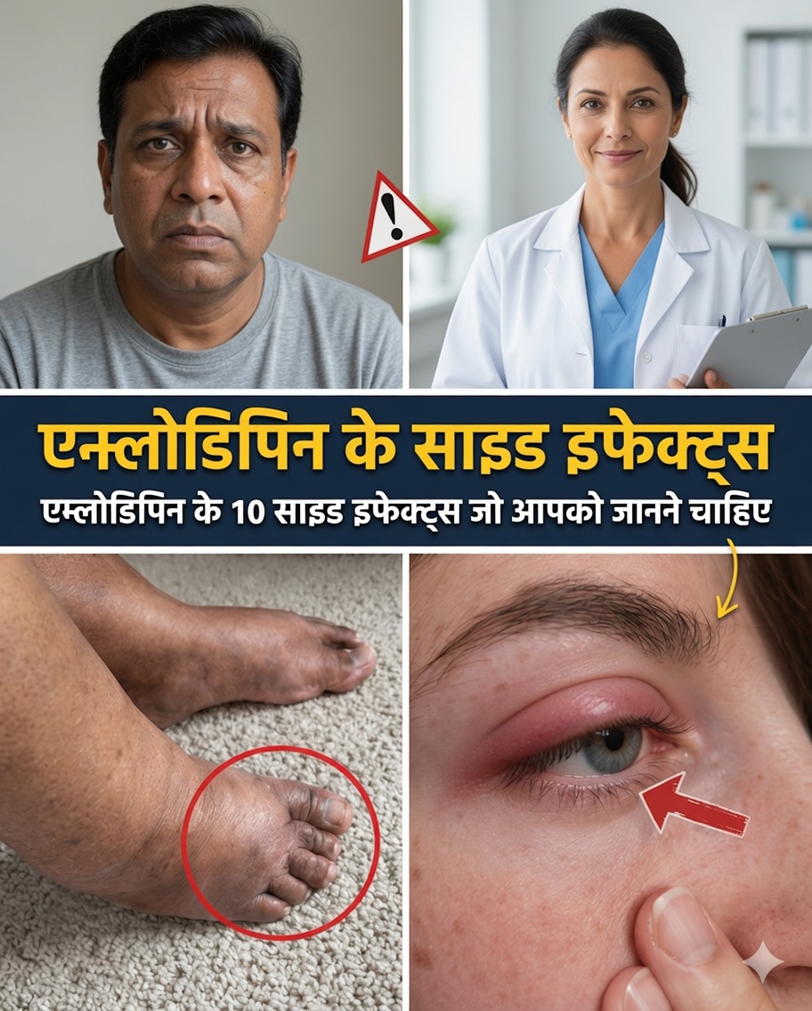 अम्लोडिपाइन के 12 सबसे आम दुष्प्रभावों के बारे में जानें और उन्हें कैसे पहचानें
