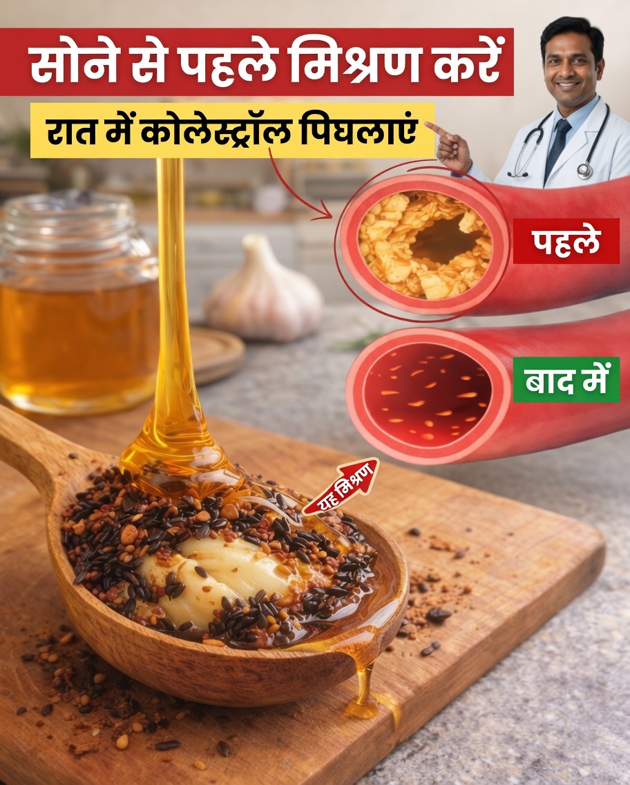सोने से पहले इन 3 सामग्रियों को मिलाएँ – देखें कि आपकी धमनियाँ सोते समय कैसे शिथिल हो जाती हैं