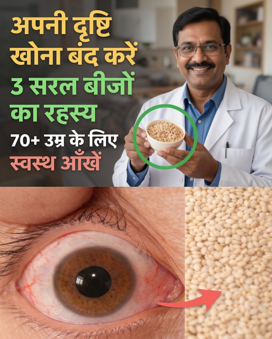 60 वर्ष से अधिक? उन बीजों की छिपी शक्ति जानें जो आपकी दृष्टि को प्राकृतिक रूप से सहारा दे सकते हैं