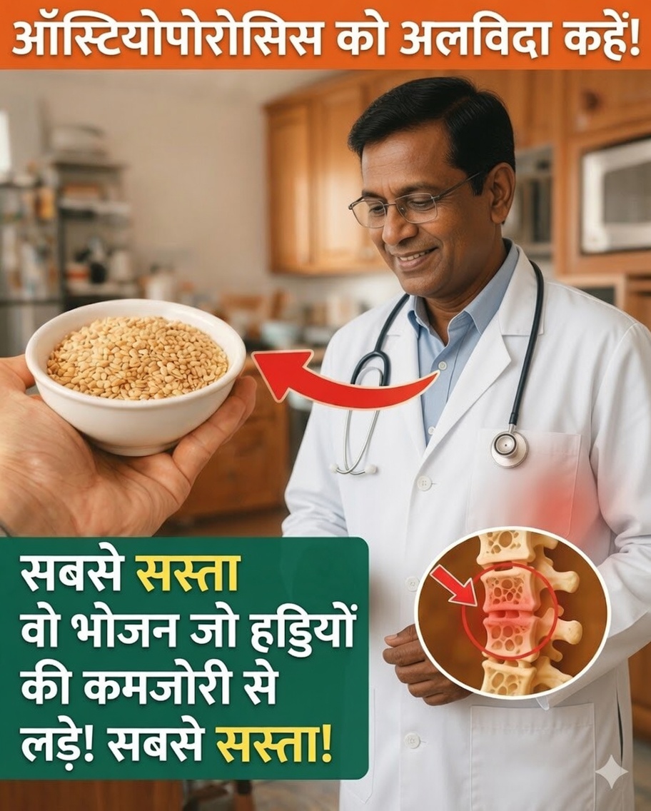 60 के बाद ऑस्टियोपोरोसिस से लड़ने के लिए सबसे सस्ता खाद्य पदार्थ — अधिकांश बुज़ुर्ग इसे नज़रअंदाज़ करते हैं!