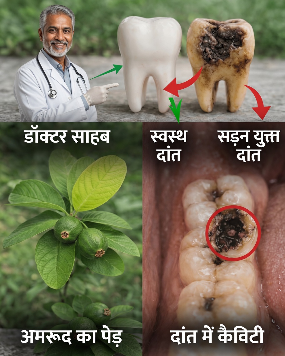 पत्तों वाली अमरूद से अपने दाँतों को प्राकृतिक रूप से कैसे सफेद करें: एक सरल घरेलू उपाय