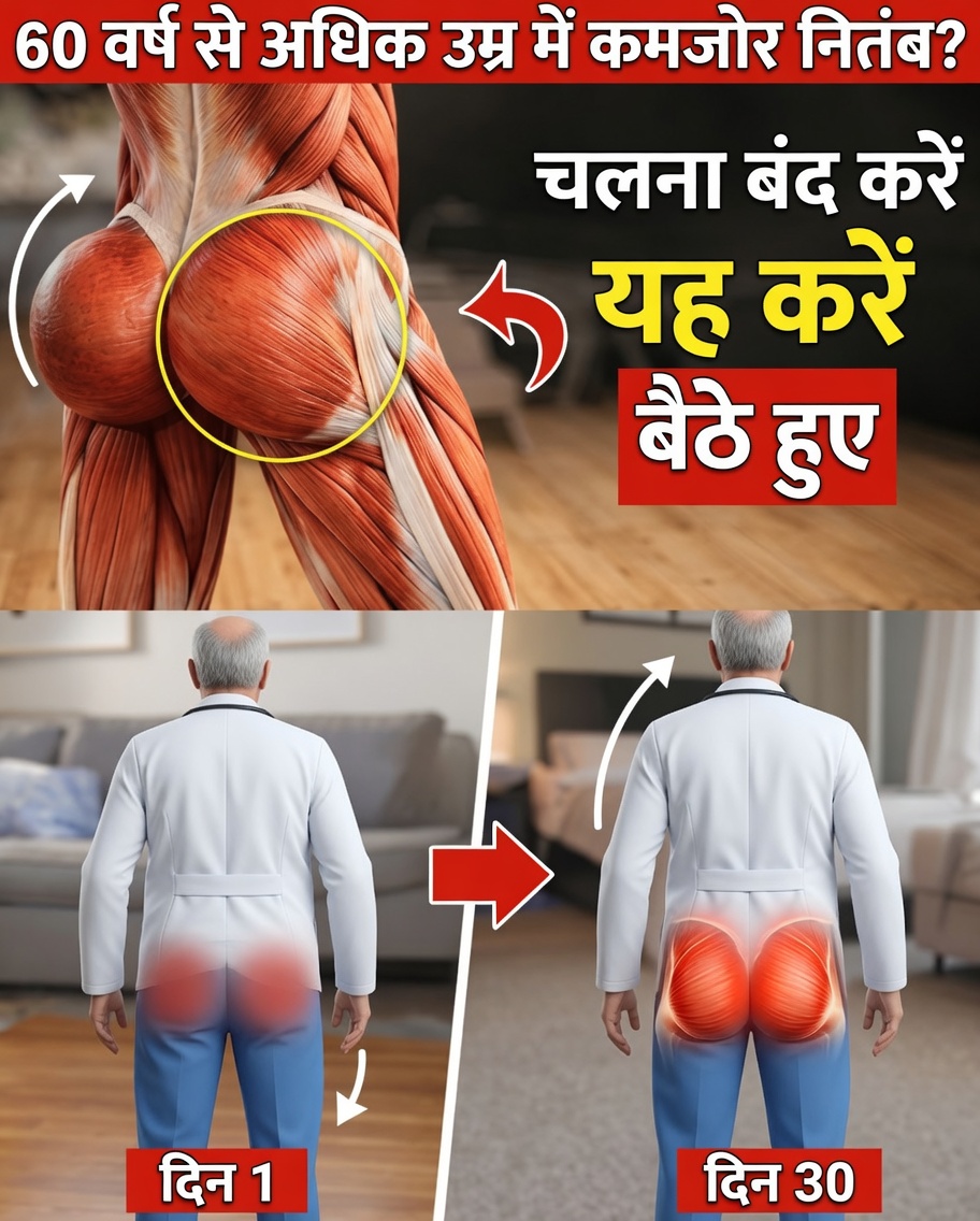 60 से अधिक उम्र? ग्लूट्स को जल्दी मजबूत करने के लिए 5 आवश्यक व्यायाम – और क्यों केवल चलना पर्याप्त नहीं हो सकता