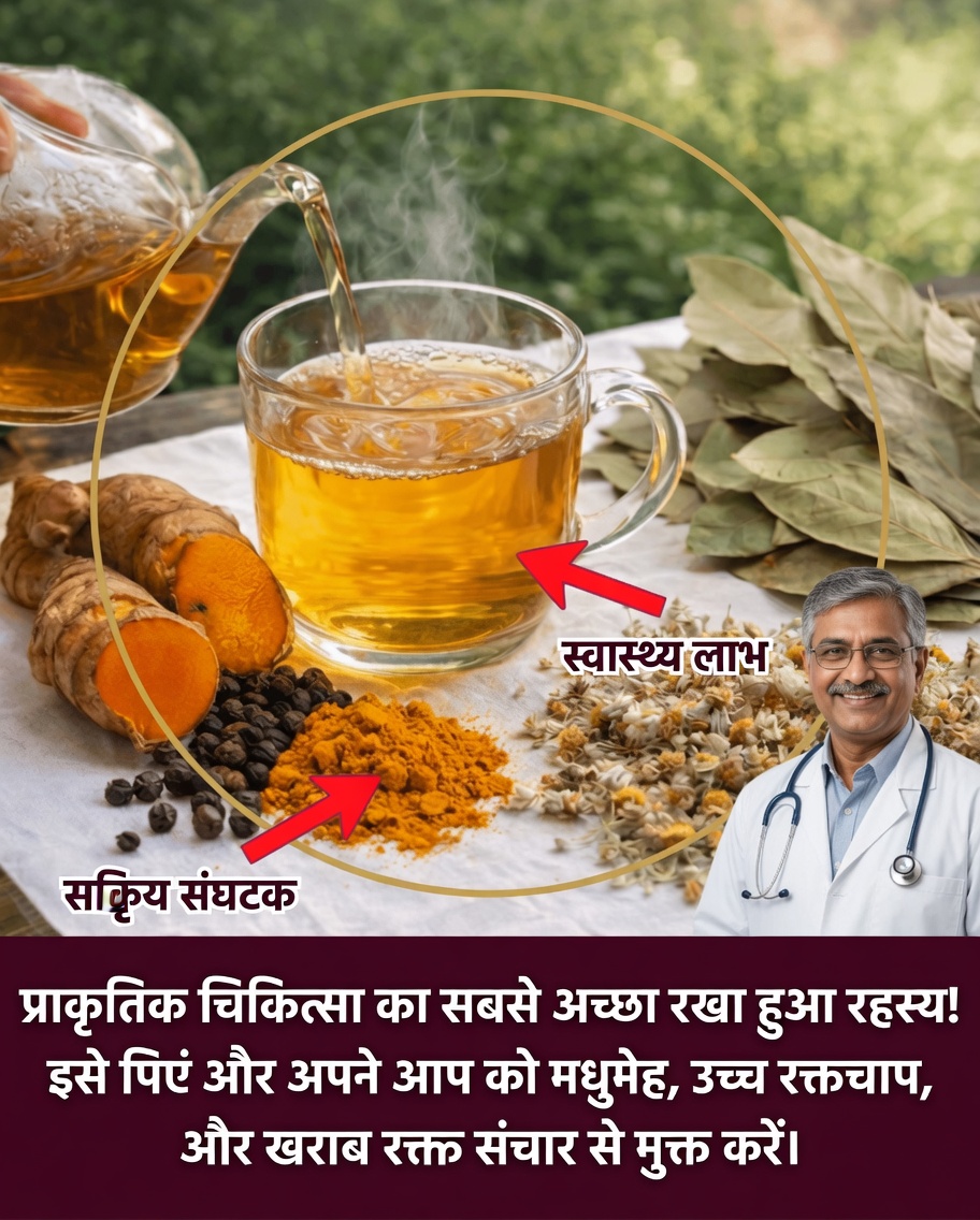 एक शांतिदायक हर्बल पेय की खोज: कैसे हल्दी, तेजपत्ता और काली मिर्च दैनिक स्वास्थ्य का समर्थन कर सकते हैं