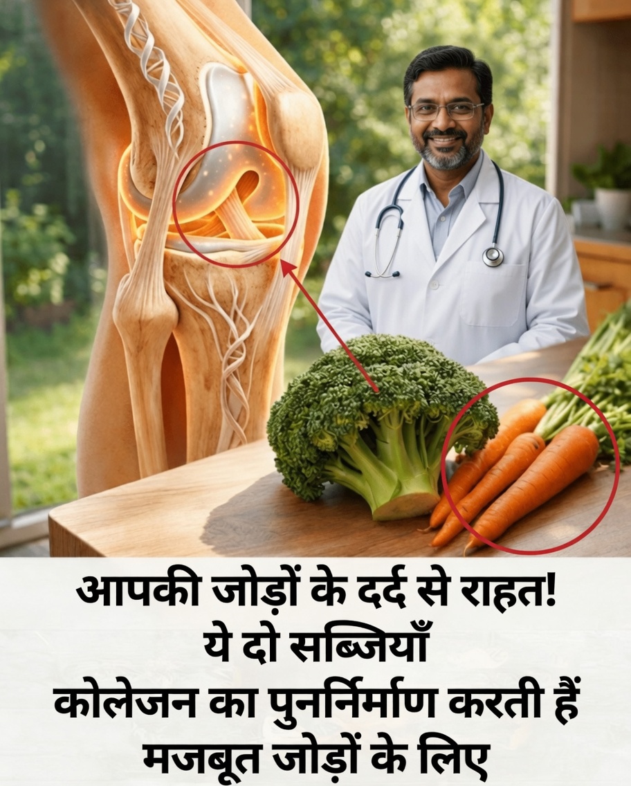 क्या ये दो आम सब्जियाँ प्राकृतिक रूप से घुटनों को मज़बूत करने और जोड़ों के आराम को बेहतर बनाने में मदद कर सकती हैं?