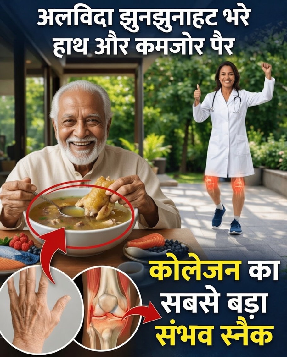60 के बाद जोड़ों के आराम और गतिशीलता को प्राकृतिक रूप से समर्थन देने के तरीके खोजें: कोलेजन-समृद्ध खाद्य पदार्थ जिन्हें आपके आहार में शामिल होना चाहिए