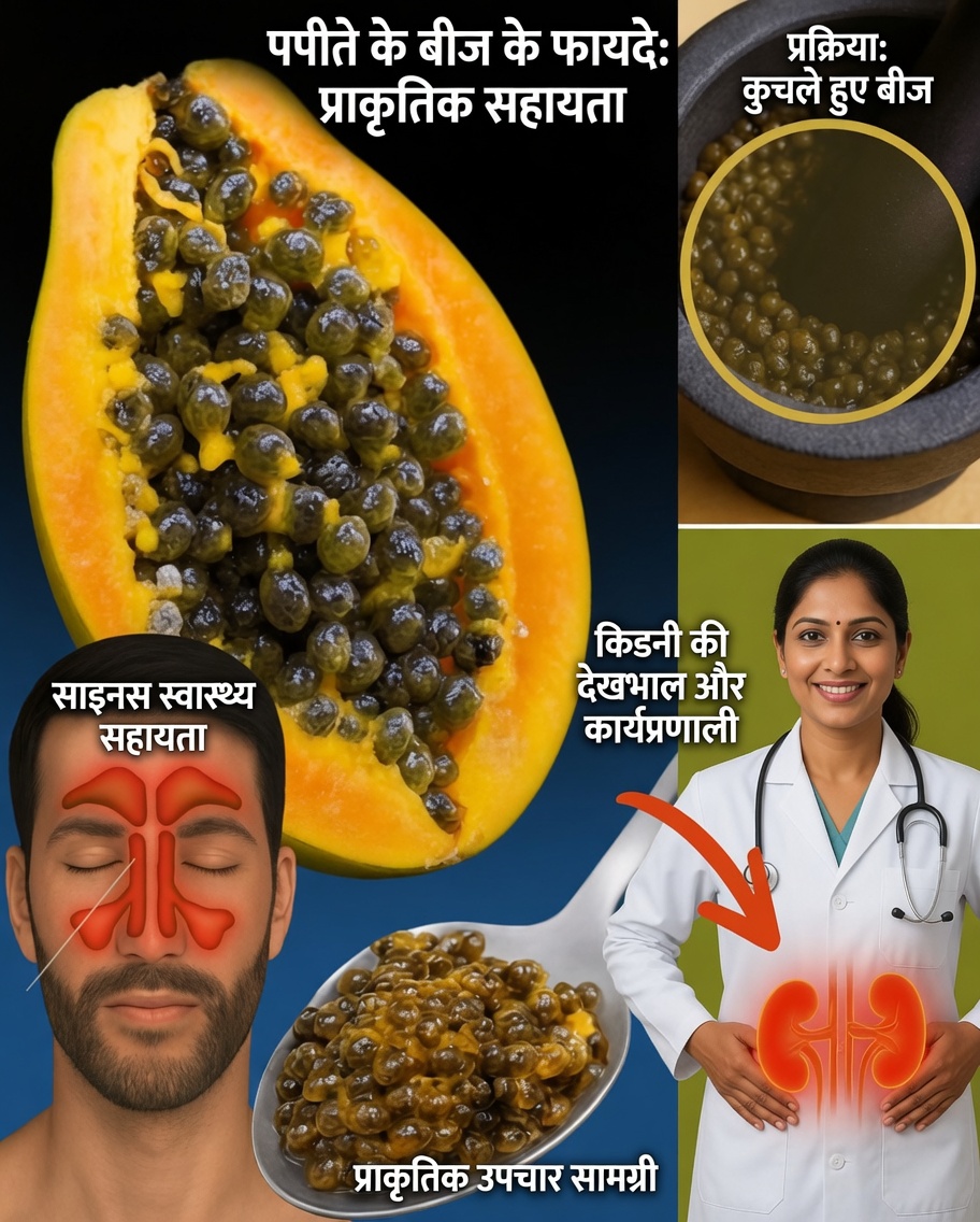 पपीते के बीजों की छिपी हुई शक्ति: 7 प्राकृतिक फायदे जो आपकी सेहत को बदल सकते हैं