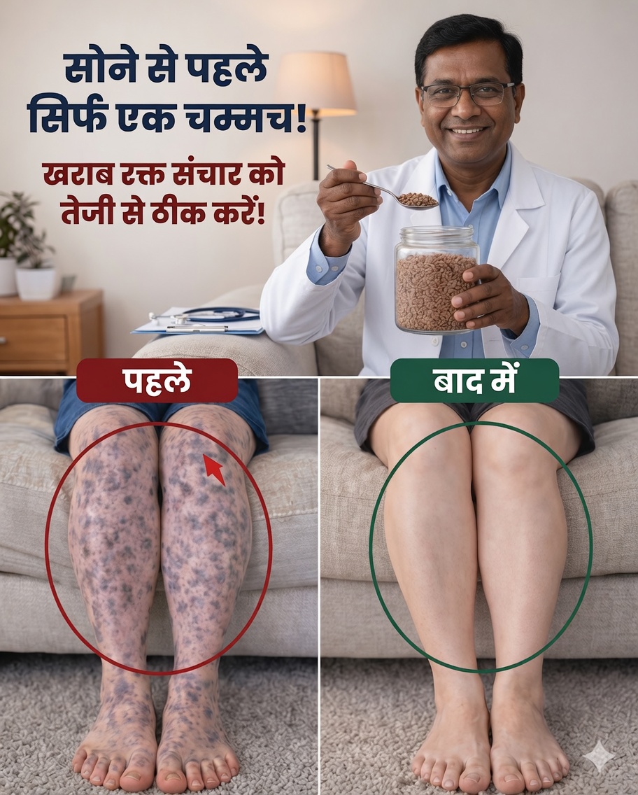 सोने से पहले सिर्फ एक चम्मच: क्या यह मसालेदार मिश्रण पैरों और पाँवों में रक्त संचार में मदद कर सकता है?
