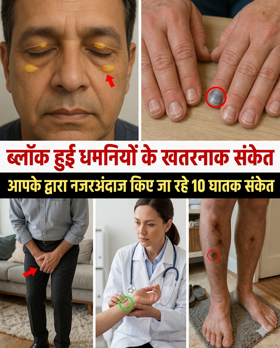 धमनियों में रुकावट के 10 खतरनाक संकेत जिन्हें आप शायद नज़रअंदाज़ कर रहे हैं – समय पर पता चलने पर #10 आपकी जान बचा सकता है