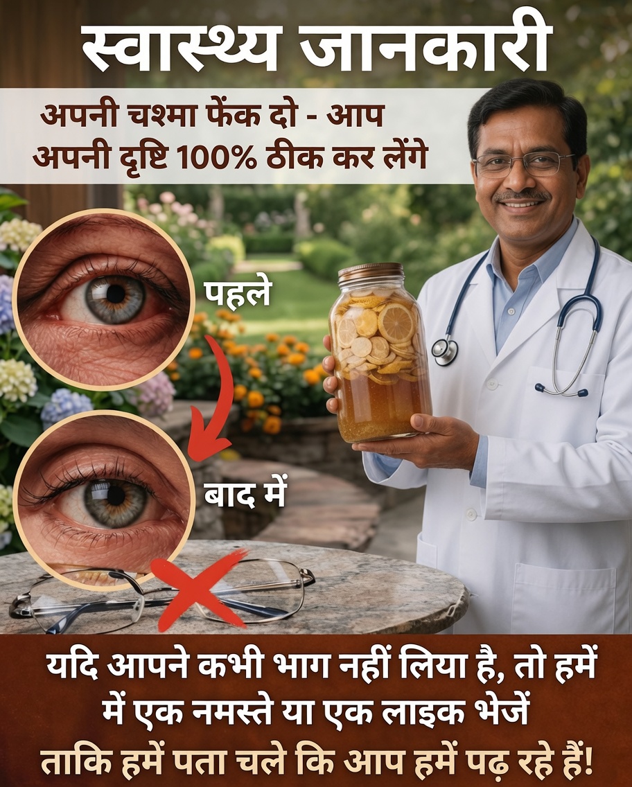 एक सरल पारंपरिक घरेलू उपाय जानें जो अधिक स्पष्ट दृष्टि और रोज़ाना आंखों के आराम को बढ़ावा देने में मदद कर सकता है