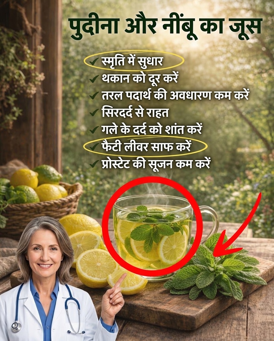 पुदीना-पेपरमिंट और नींबू वाले पेय के ताज़गीभरे लाभ जानें: बेहतर महसूस करने के लिए एक सरल मार्गदर्शिका