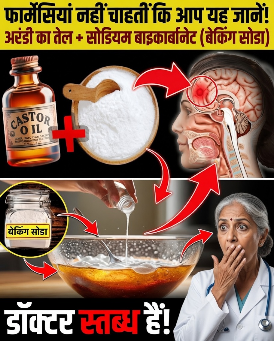 कैस्टर ऑयल और बेकिंग सोडा की प्राकृतिक शक्ति को अनलॉक करें: 60 के बाद अपने शरीर को सहारा देने के 14 कोमल तरीके