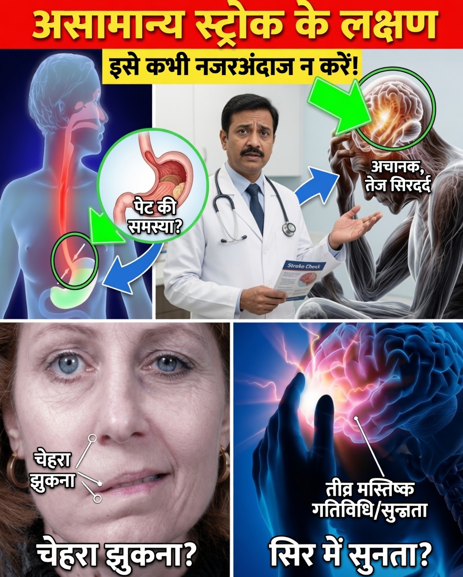 स्ट्रोक के 7 असामान्य चेतावनी संकेत जिन्हें आपको कभी भी नज़रअंदाज़ नहीं करना चाहिए