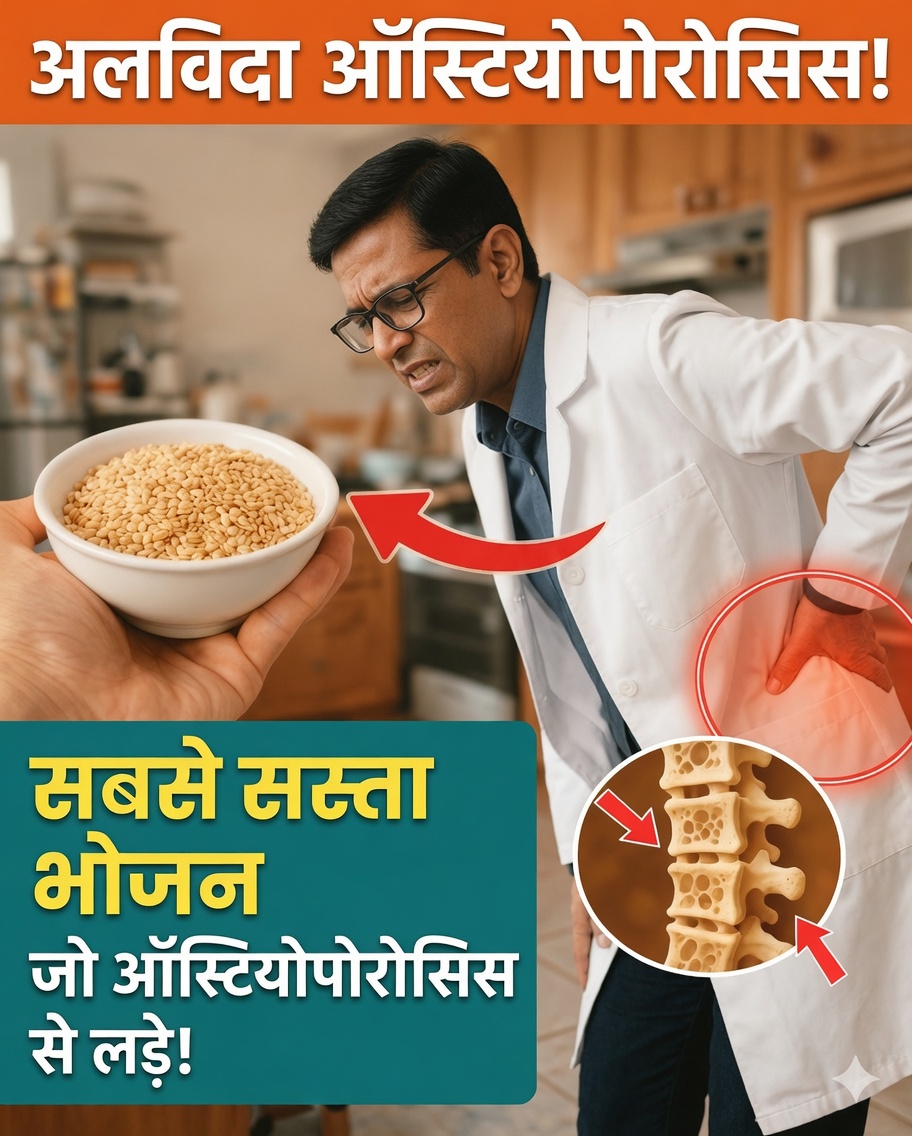 60 के बाद ऑस्टियोपोरोसिस से लड़ने के लिए सबसे सस्ता खाद्य पदार्थ — जिसे ज़्यादातर बुज़ुर्ग नज़रअंदाज़ करते हैं!