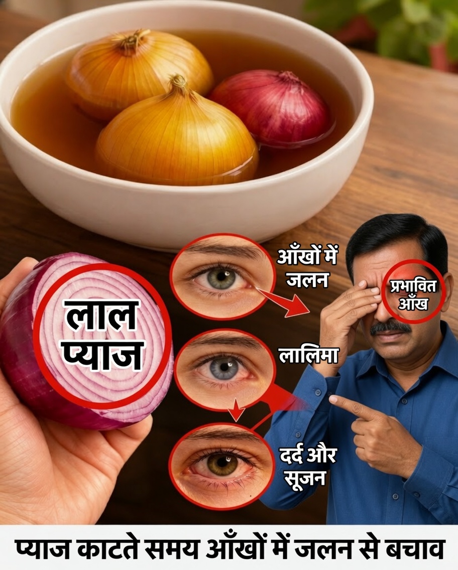 क्या प्याज़ का रस आँखों के स्वास्थ्य को धीरे-धीरे सहारा दे सकता है? एक प्राकृतिक उपाय जिसे आज़माना सार्थक हो सकता है