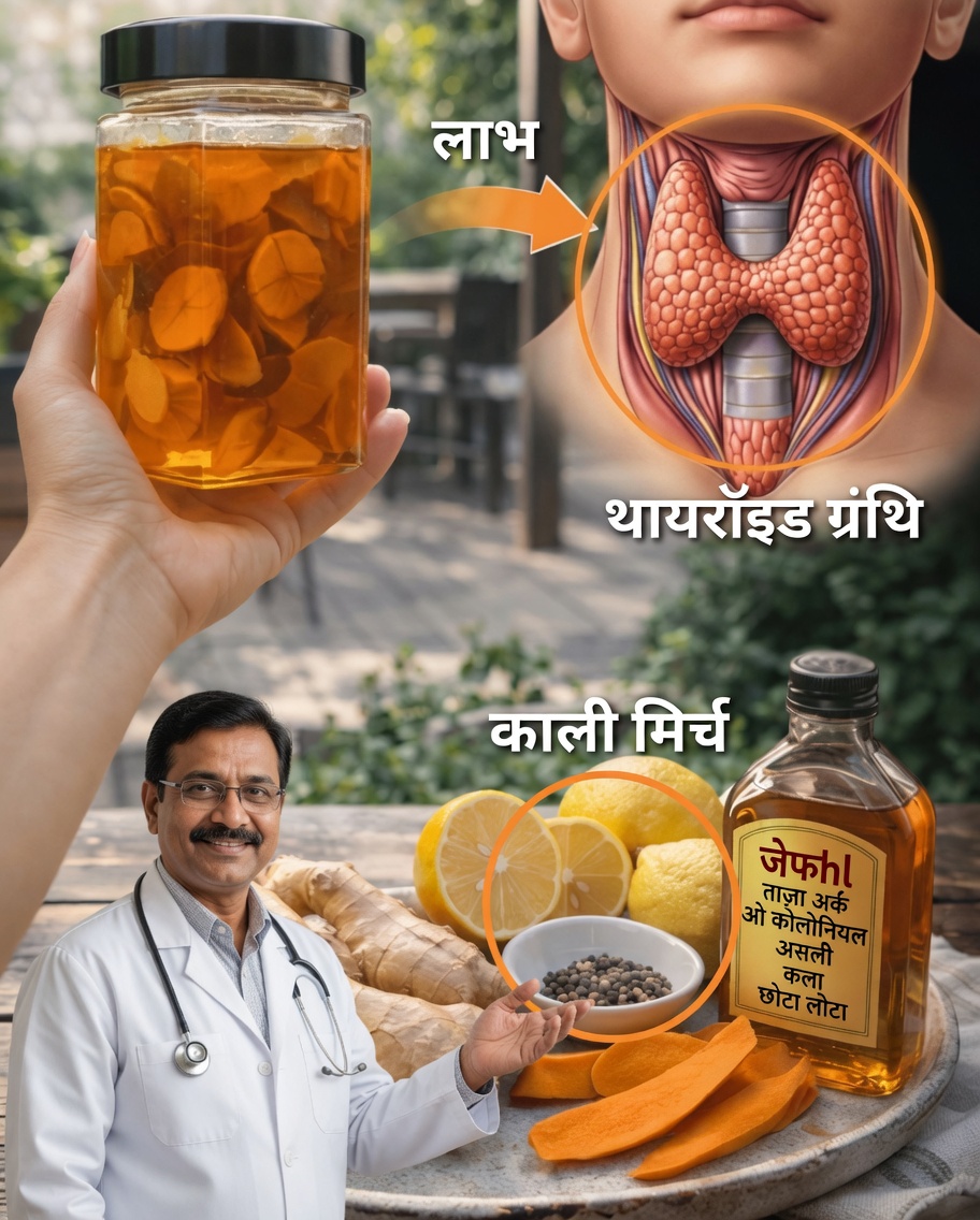 हल्दी, अदरक और नींबू की एक सरल रेसिपी से थायरॉयड के स्वास्थ्य को प्राकृतिक रूप से कैसे सहारा दें