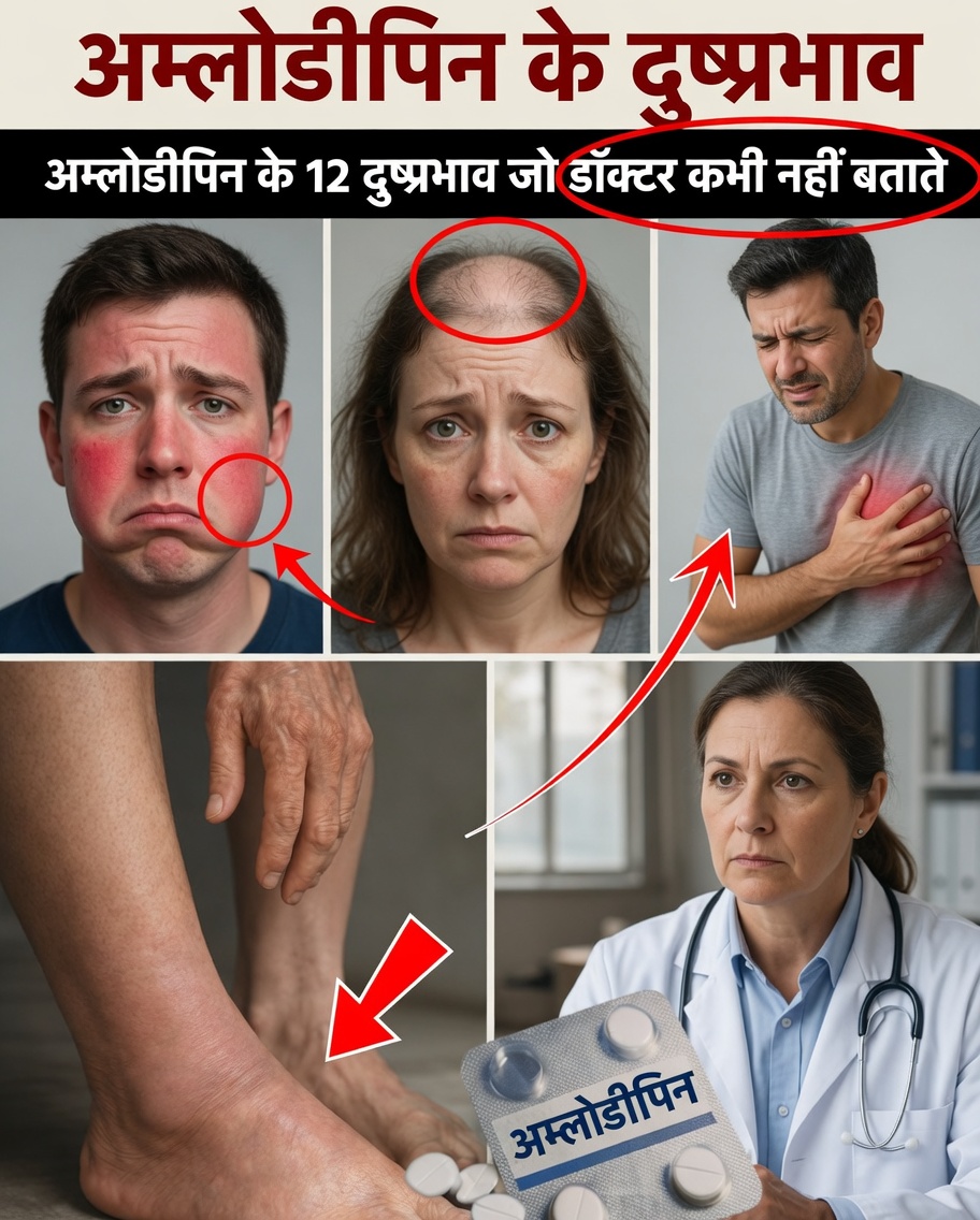 Top 12 Efeitos Colaterais do Amlodipino: डॉक्टर हमेशा जिन पर ज़ोर नहीं देते