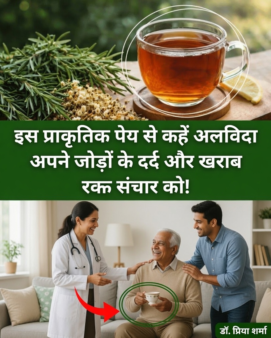40 के बाद एक सरल हर्बल चाय जो जोड़ों के आराम में मदद कर सकती है और गतिशीलता में सुधार कर सकती है