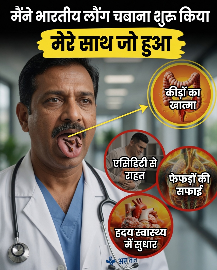 जब आप रोज़ लौंग चबाना शुरू करते हैं तो क्या होता है? एक सरल आदत जिसे बहुत से लोग आज़मा रहे हैं