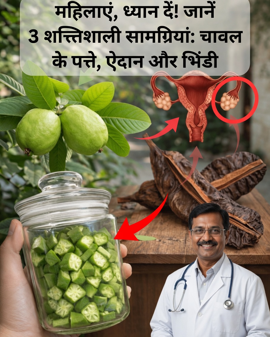 3 प्राकृतिक सामग्री जानिए जिन्हें कई महिलाएँ रोज़मर्रा की सेहत के लिए आज़मा रही हैं: अमरूद के पत्ते, ऐडन फल और भिंडी