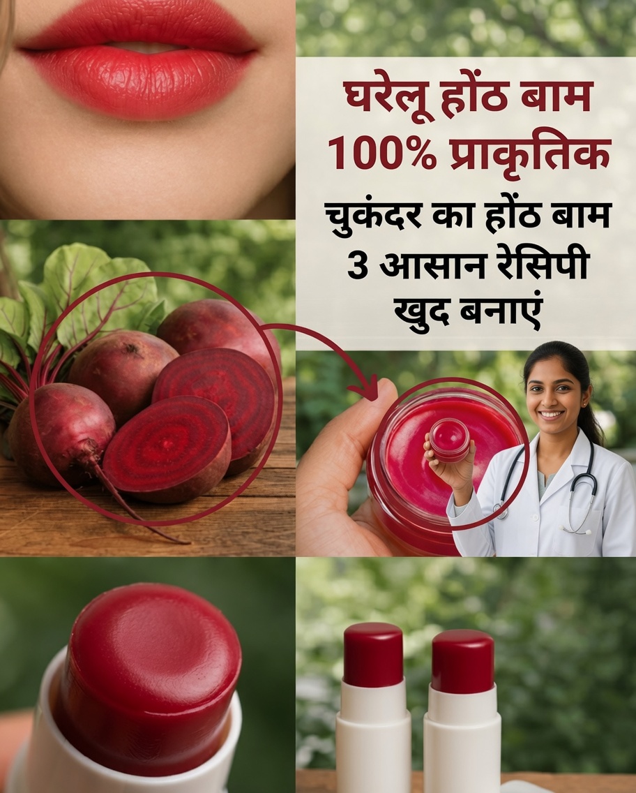 चुकंदर से बना घर का बना लिप बाम: मुलायम और गुलाबी होंठों के लिए एक प्राकृतिक रहस्य खोजें